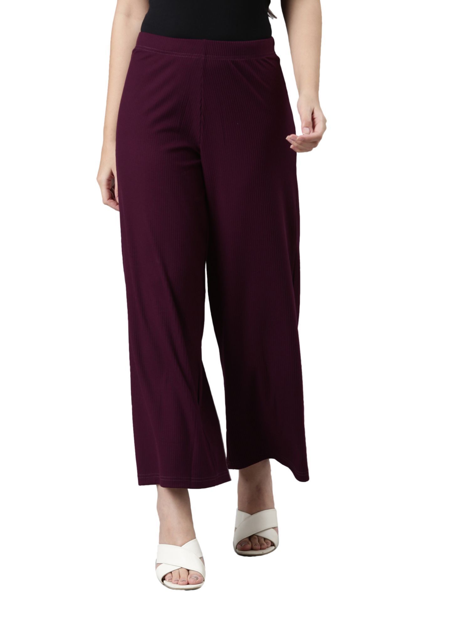 Buy Palazzo Pants with Printed Hems Online at Best Prices in India   JioMart
