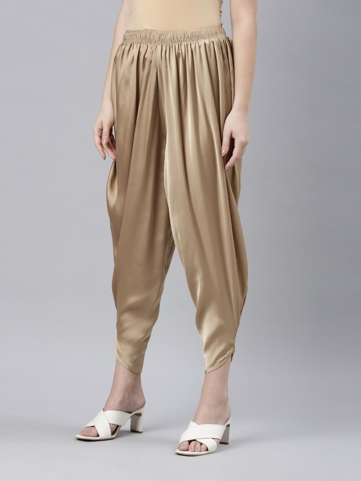 Go Colors Women Solid Gold Viscose Harem Pants Buy Go Colors Women Solid  Gold Viscose Harem Pants Online at Best Price in India  Nykaa