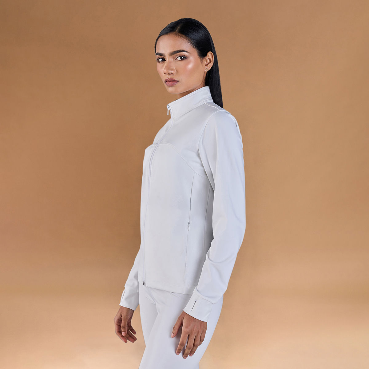 Buy Kica Gym Training Jacket in Second SKN Fabric With Pockets Online