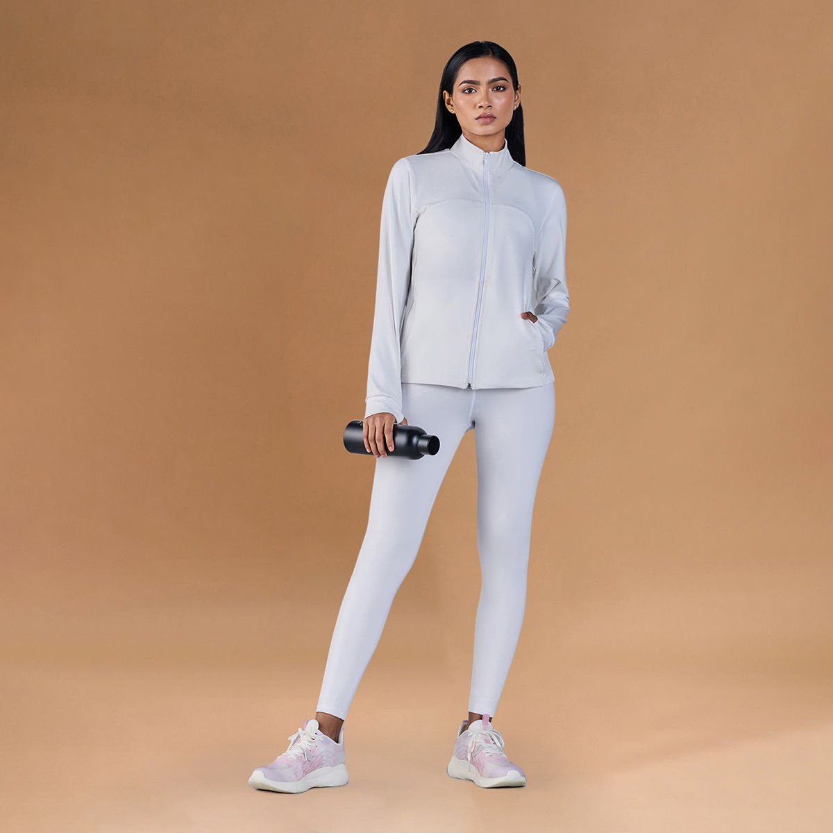 Buy Kica Gym Training Jacket in Second SKN Fabric With Pockets Online