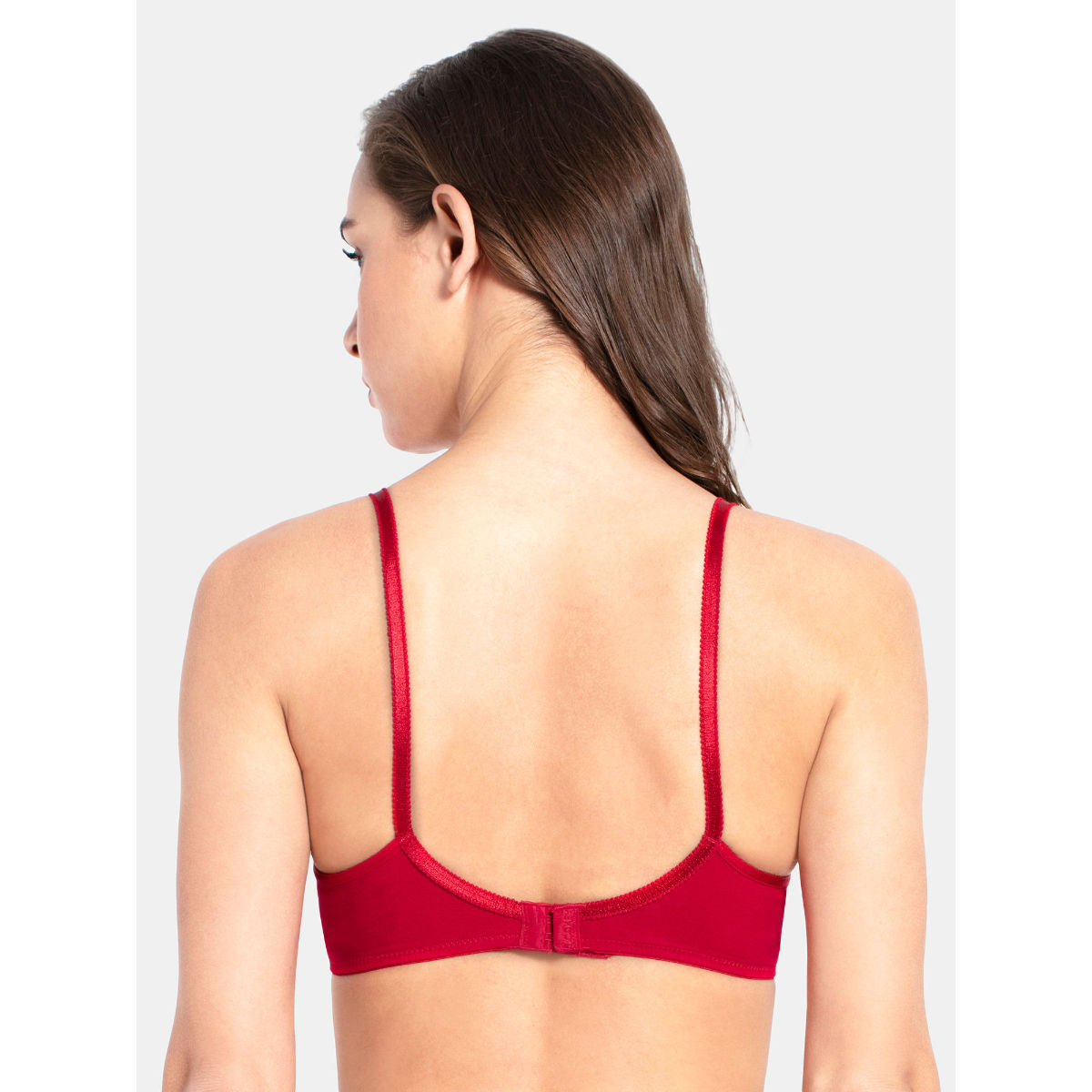 Jockey 1242 Wirefree Non Padded Cotton Elastane Medium Coverage