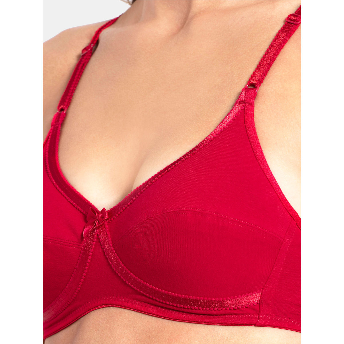 Jockey 1242 Wirefree Non Padded Cotton Elastane Medium Coverage