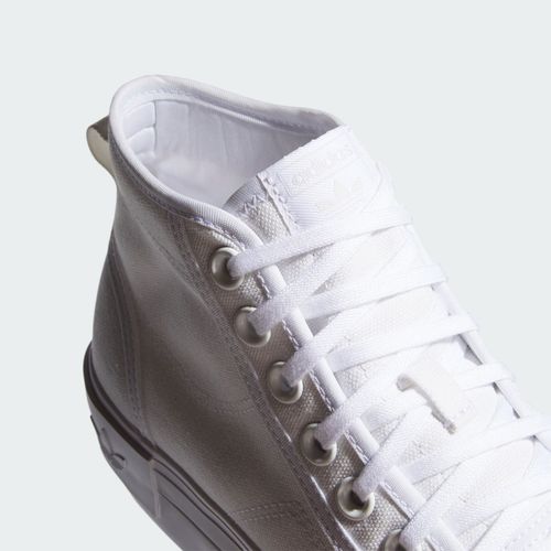 adidas gazelle silver green womens Women's adidas Nizza Trek Shoes White GZ8858 main image 1