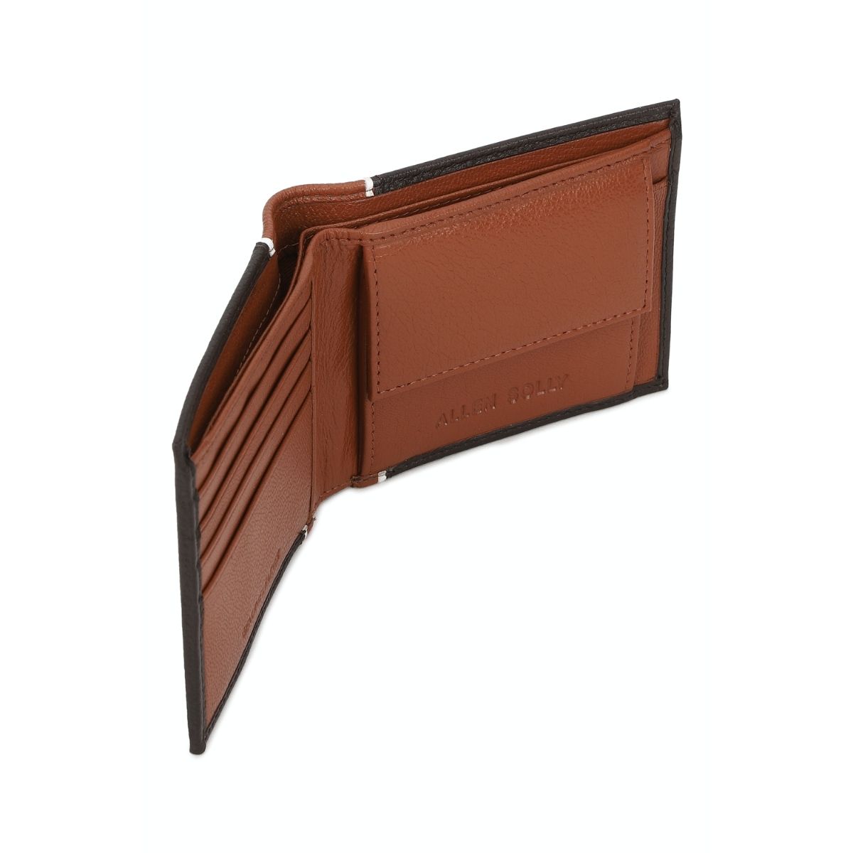 Allen Solly Men Black Genuine Leather Wallet Buy Allen Solly Men Black