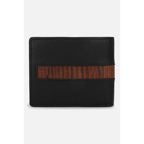 LOUIS PHILIPPE Men Black Genuine Leather Wallet