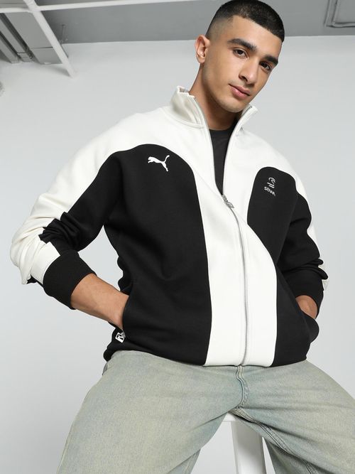 Mens Jackets Puma Race Shoes Jacket Bvb Iconic Mcs Mesh Football