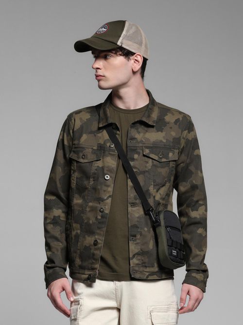 Jack Jones Green Regular Fit Jacket