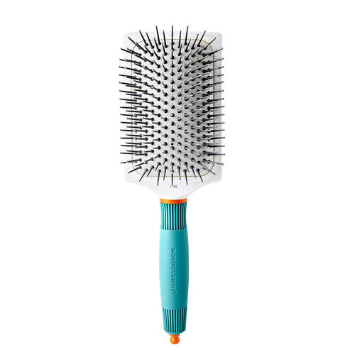 Moroccanoil Large Paddle Brush with Ionic Technology for Faster Drying Shine For All Hair Types