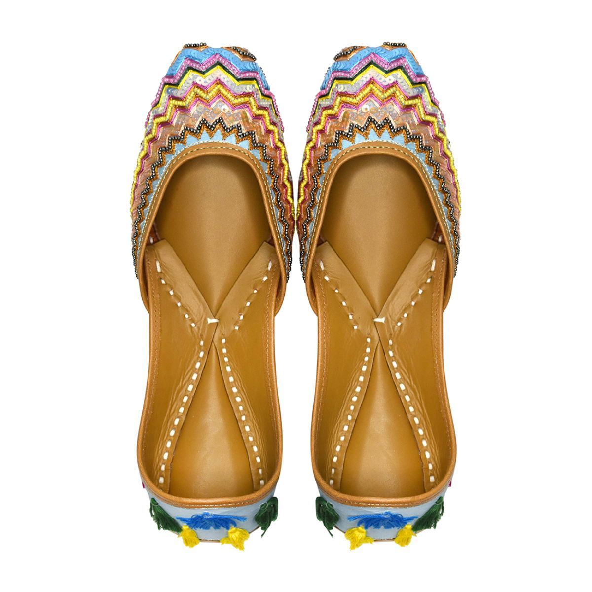 YASSIO Women Eleanor Embroidered Blue Juttis Buy YASSIO Women Eleanor yassio-women-eleanor-embroidered-blue-juttis-buy-yassio-women-eleanor