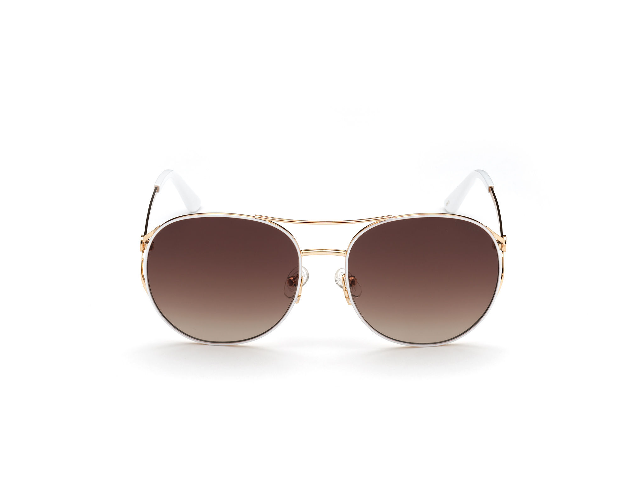 Guess Shiny Black Framed Brown Lensed Sunglasses main image 0