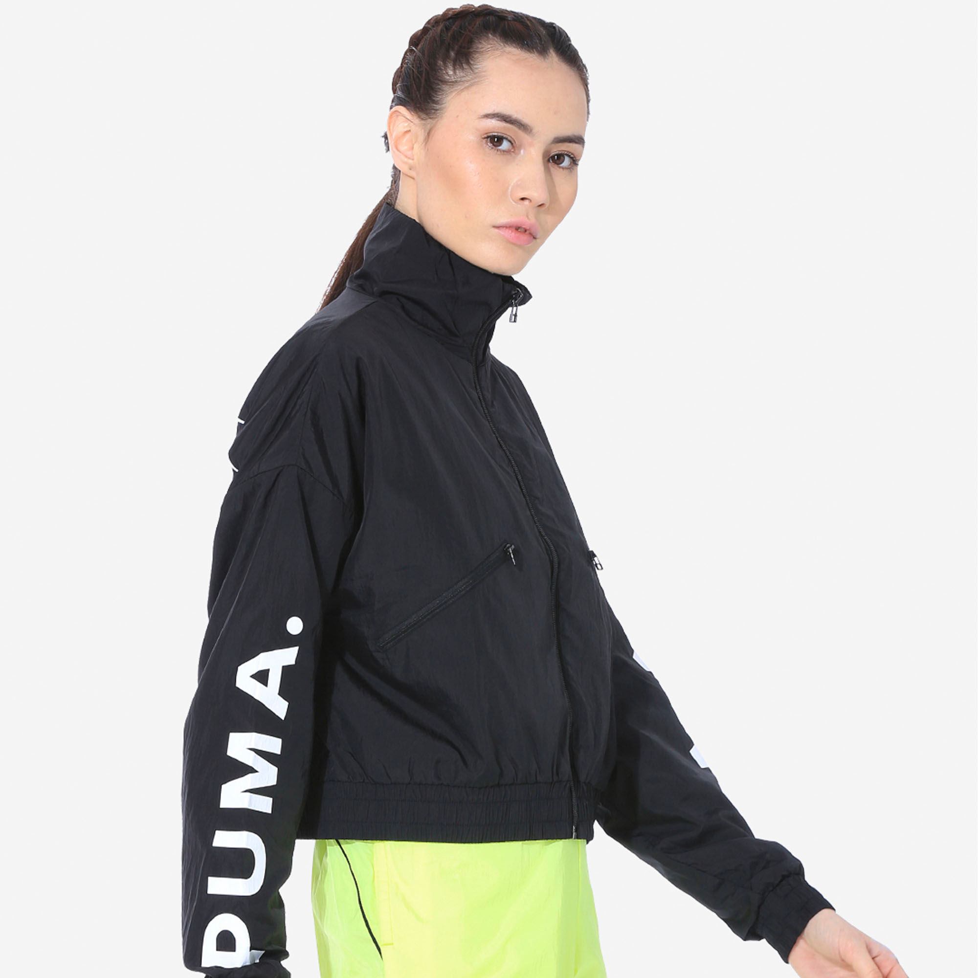 puma chase woven jacket