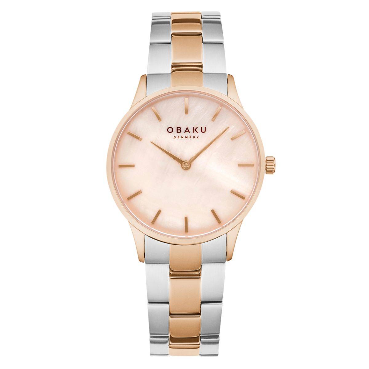Obaku LYNG LILLE FLAME V247LXVVSH MOP Dial Quartz Watch For Women