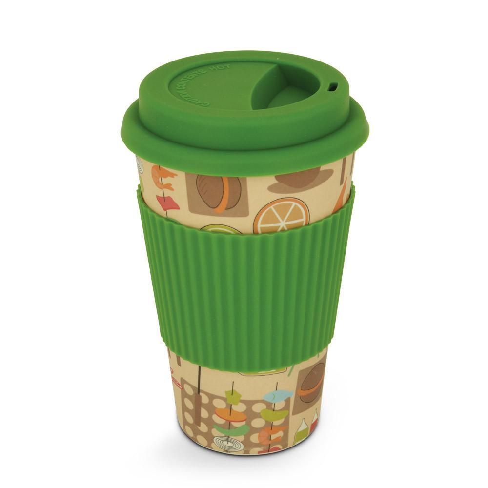 Bamboo Travel Mug 400ml - Hipster  Whitehouse & Continental Linen