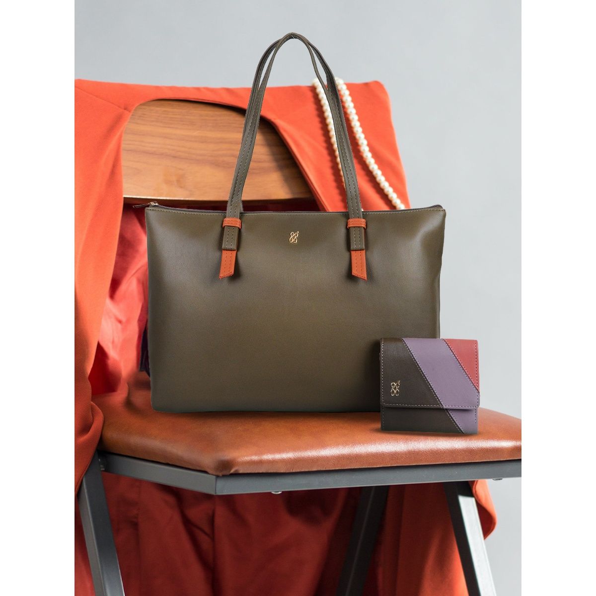 Buy Women's Baggit Tote Bag with Twin Handles Online | Centrepoint UAE