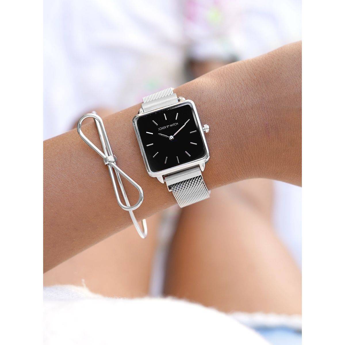 Joker & Witch Pearly Radiance Watch Bracelet Stack For Women
