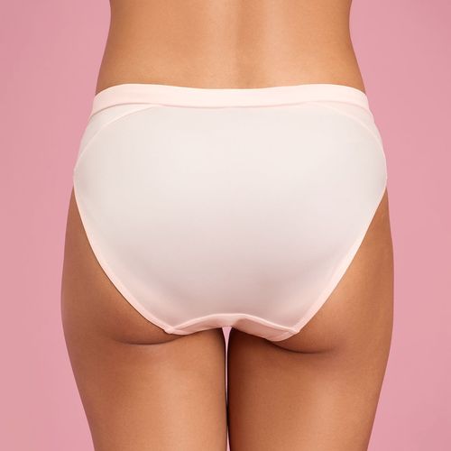 Buy Nykd by Nykaa V Cut Lace Hipster Panty - Nyp343 Peach Online