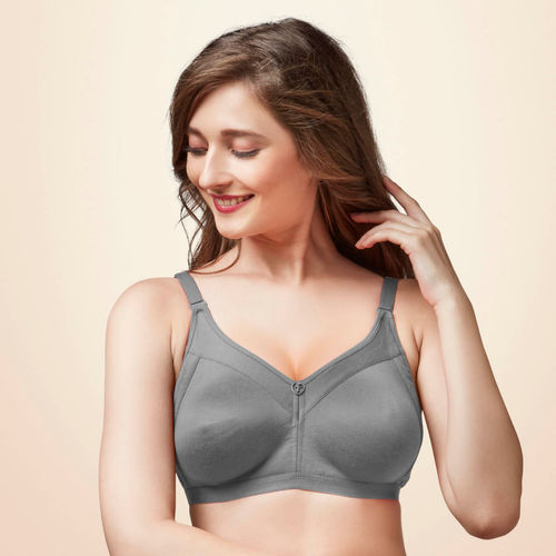 sensitivity traffic Do everything with my power Trylo ROZI STP Women Detachable Strap Non Wired Padded Bra Grey: Buy Trylo  ROZI STP Women Detachable Strap Non Wired Padded Bra Grey Online at Best  Price in India | Nykaa