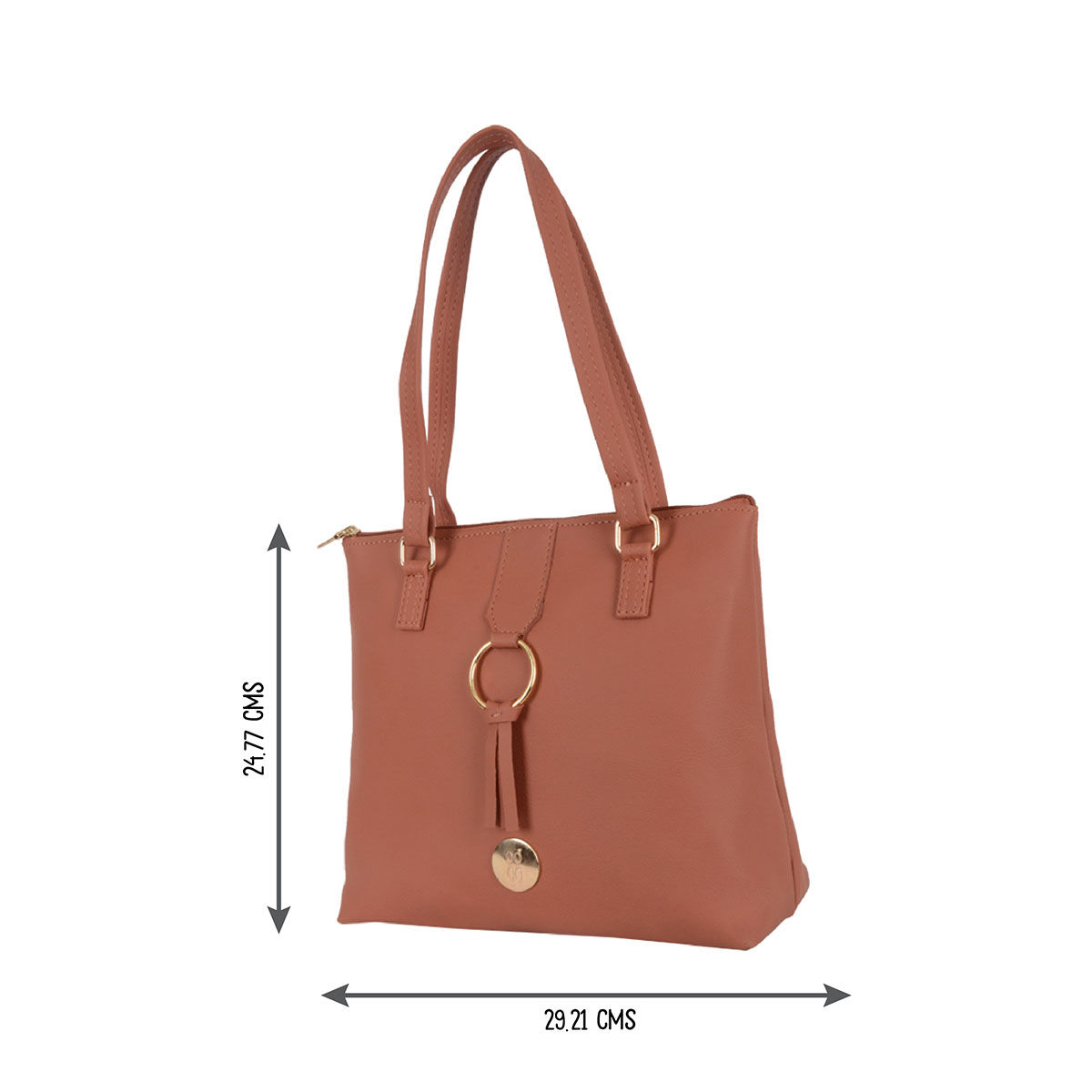 Buy perfect leather Women Tan Shoulder Bag Tan Black Online @ Best Price in  India | Flipkart.com