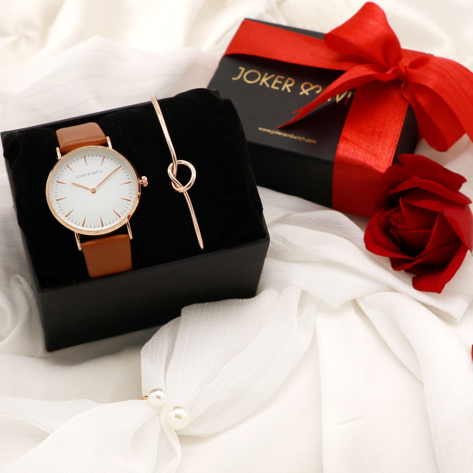 Joker & Witch City Lights Rose Gold & Brown Love Triangle