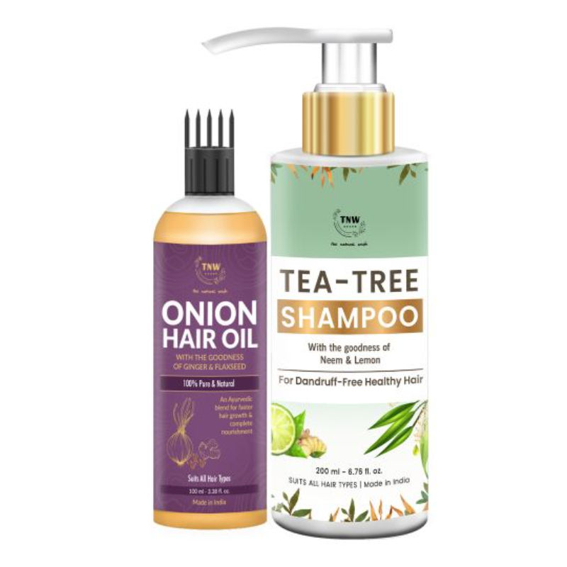 TNW The Natural Wash Onion Oil + Tea Tree Shampoo