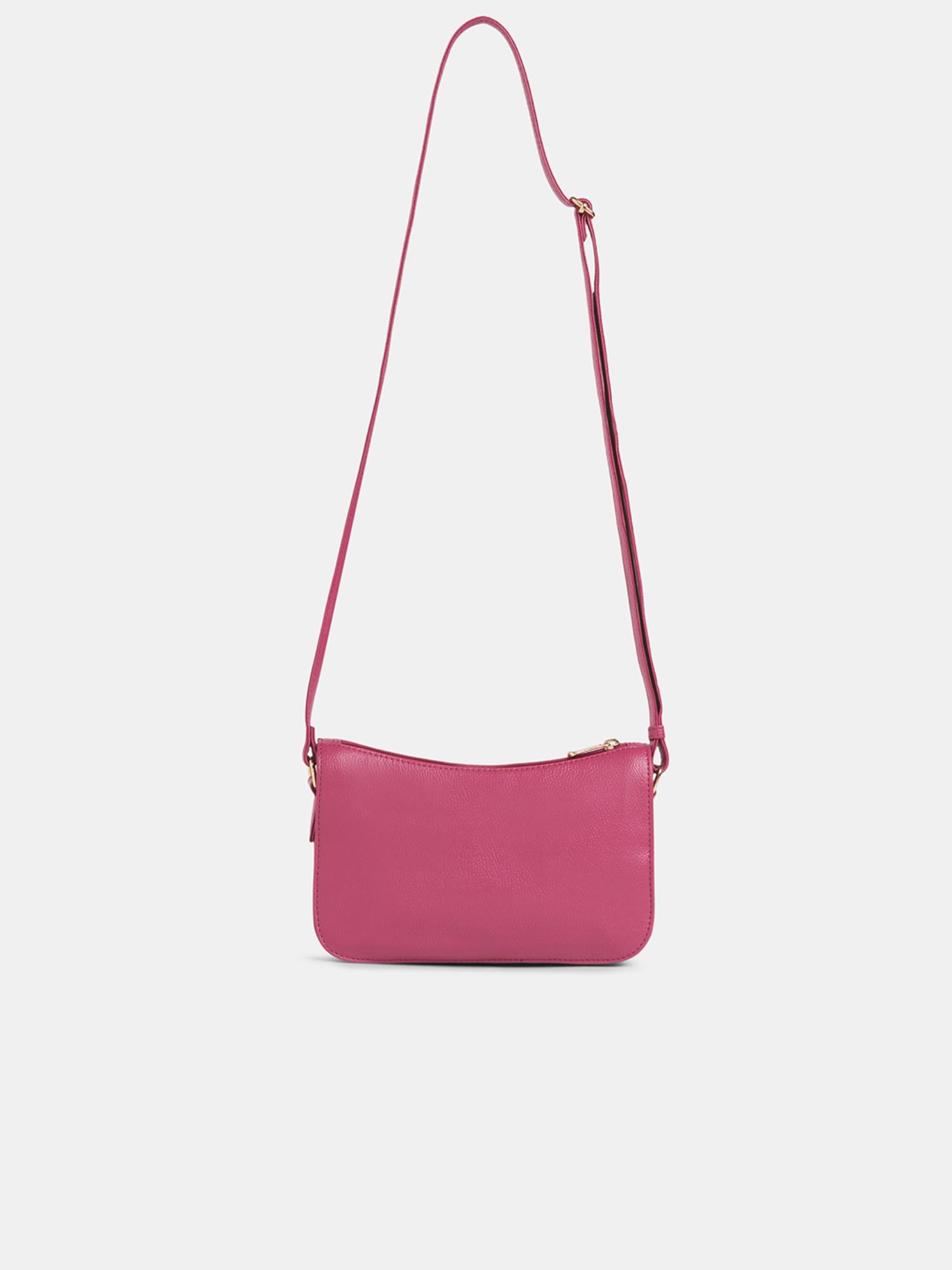 Buy Caprese Women Carol Pink Medium Sling Bag Online