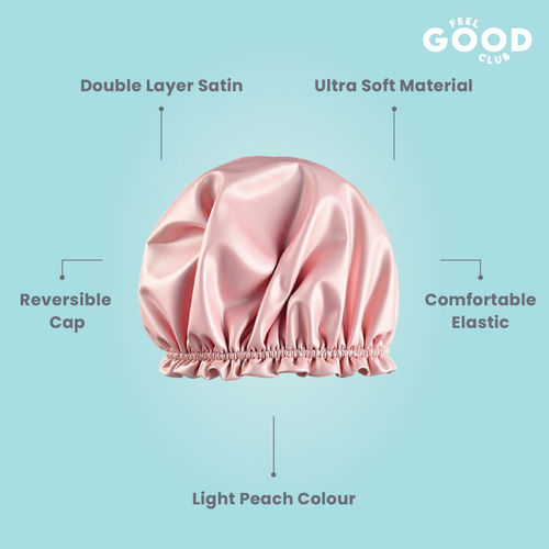 Buy Feel Good Club Satin Hair Bonnet Sleeping Cap Double Layer