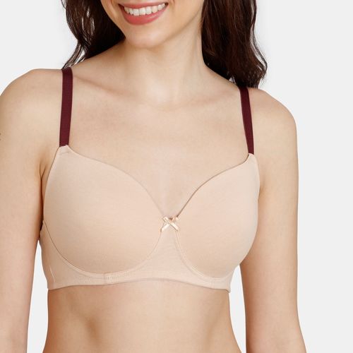 Buy Zivame Beautiful Basics Padded Non Wired 3-4Th Coverage T