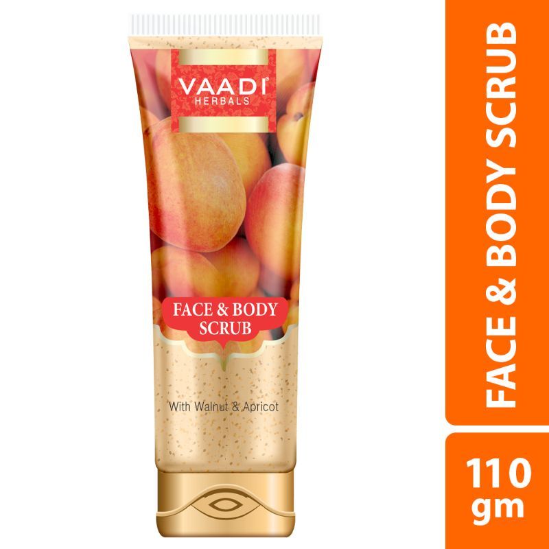 Vaadi Herbals Face & Body Scrub With Walnut & Apricot