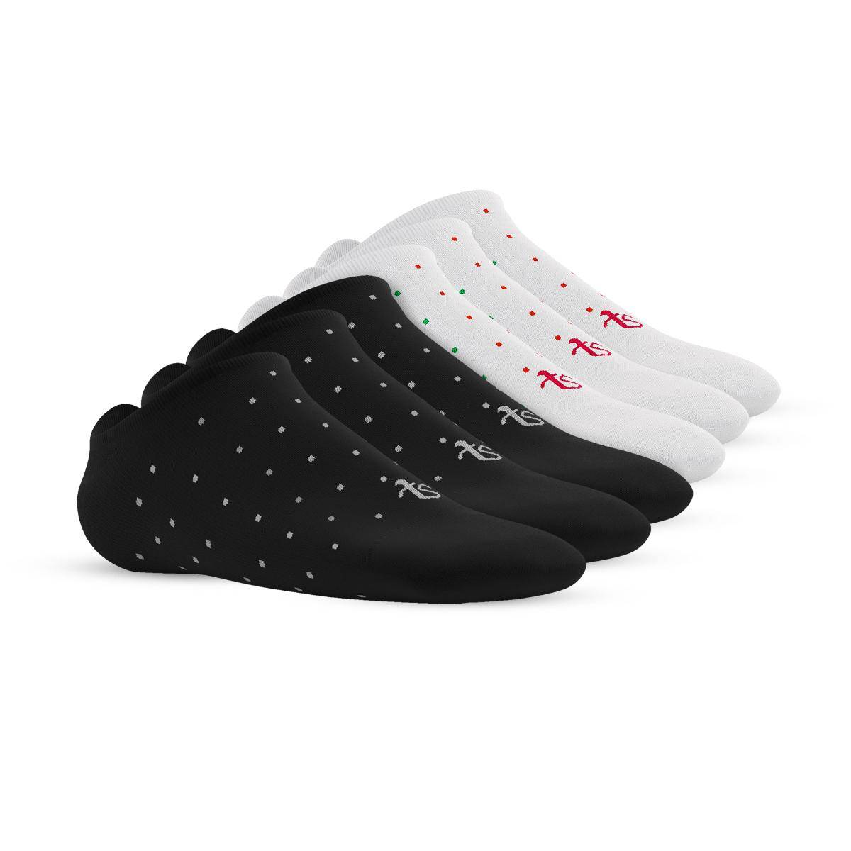 TalkingSox Unisex Loafer Socks ( Pack of 6)