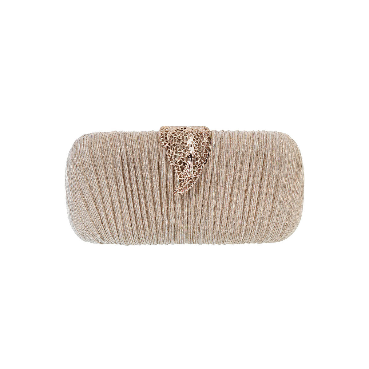 Rose gold beaded clutch Clearance