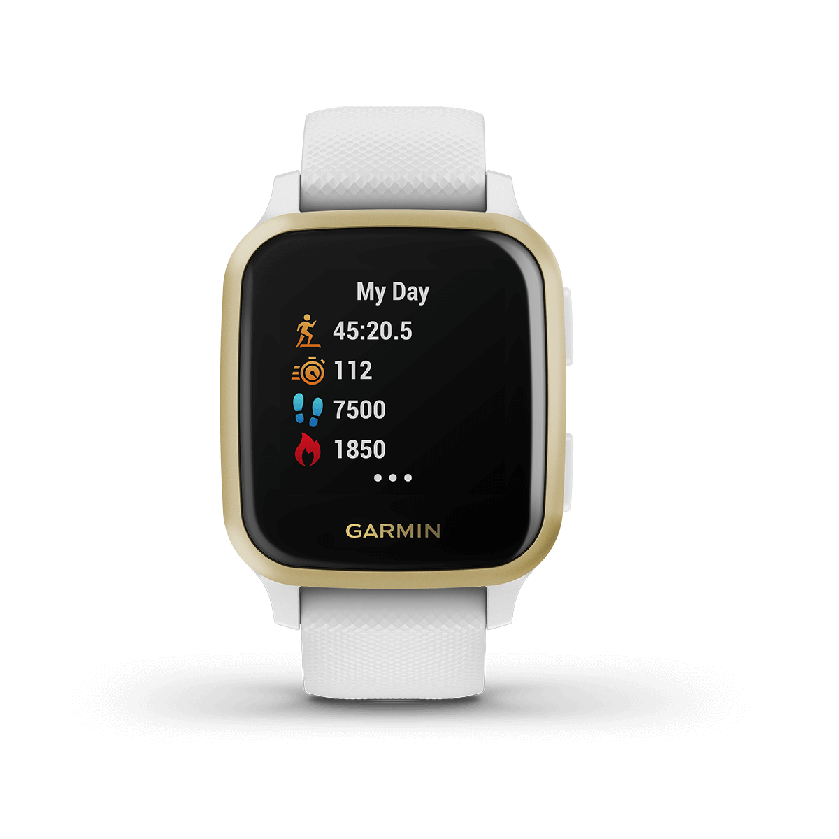 White and gold smartwatch Clearance