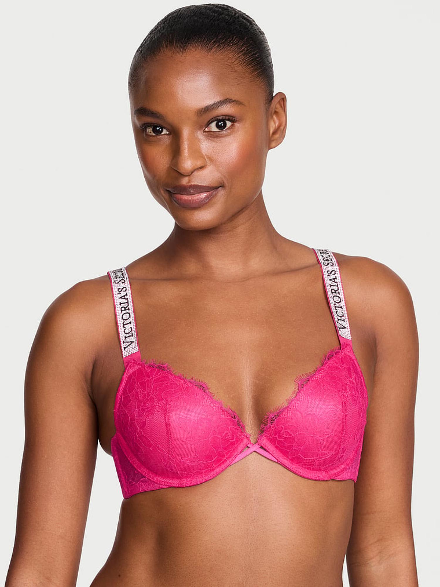Buy Victoria's Secret Very Sexy Shine Strap Rose Lace Lightly