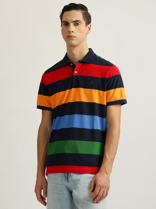 Striped Polo Gant Polo 4xl GANT Men Multi-color Striped Regular