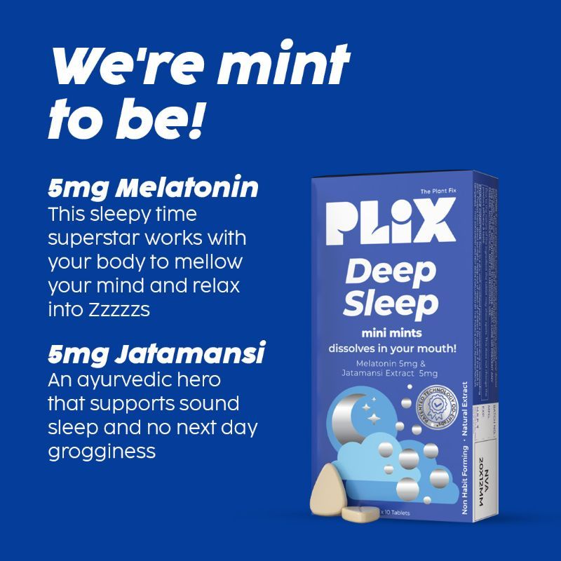 Plix Deep Sleep Mini Mints Tablets Pack of 3 Buy Plix Deep Sleep