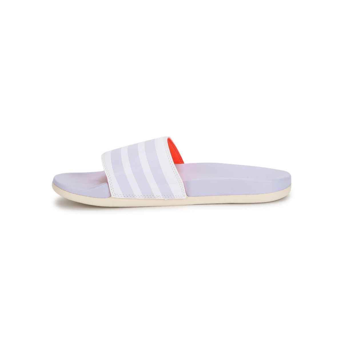 Buy adidas Adilette Cf Stripes W White Swim Slides Online