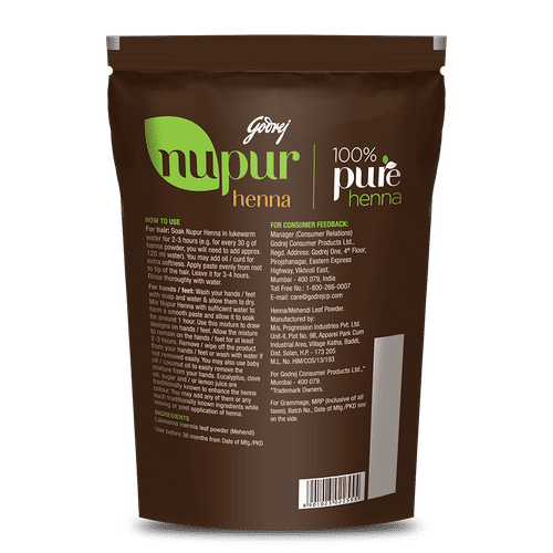 Godrej Nupur Henna: Buy Godrej Nupur Henna Online at Best Price in India |  Nykaa