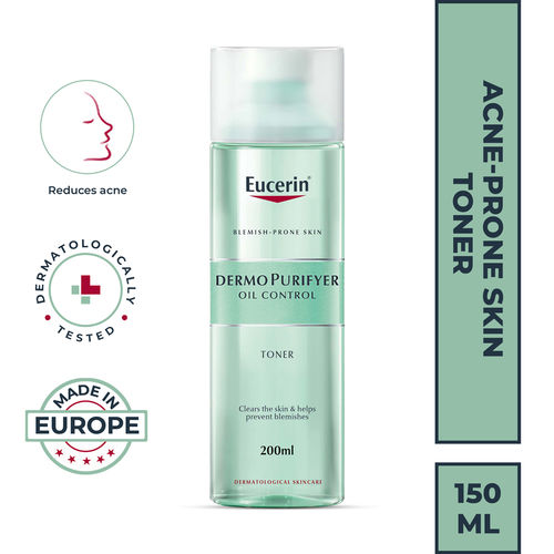 Eucerin DermoPurifyer Oil Control Facial Toner With Lactic Acidfor Blemish & Acne-Prone Skin