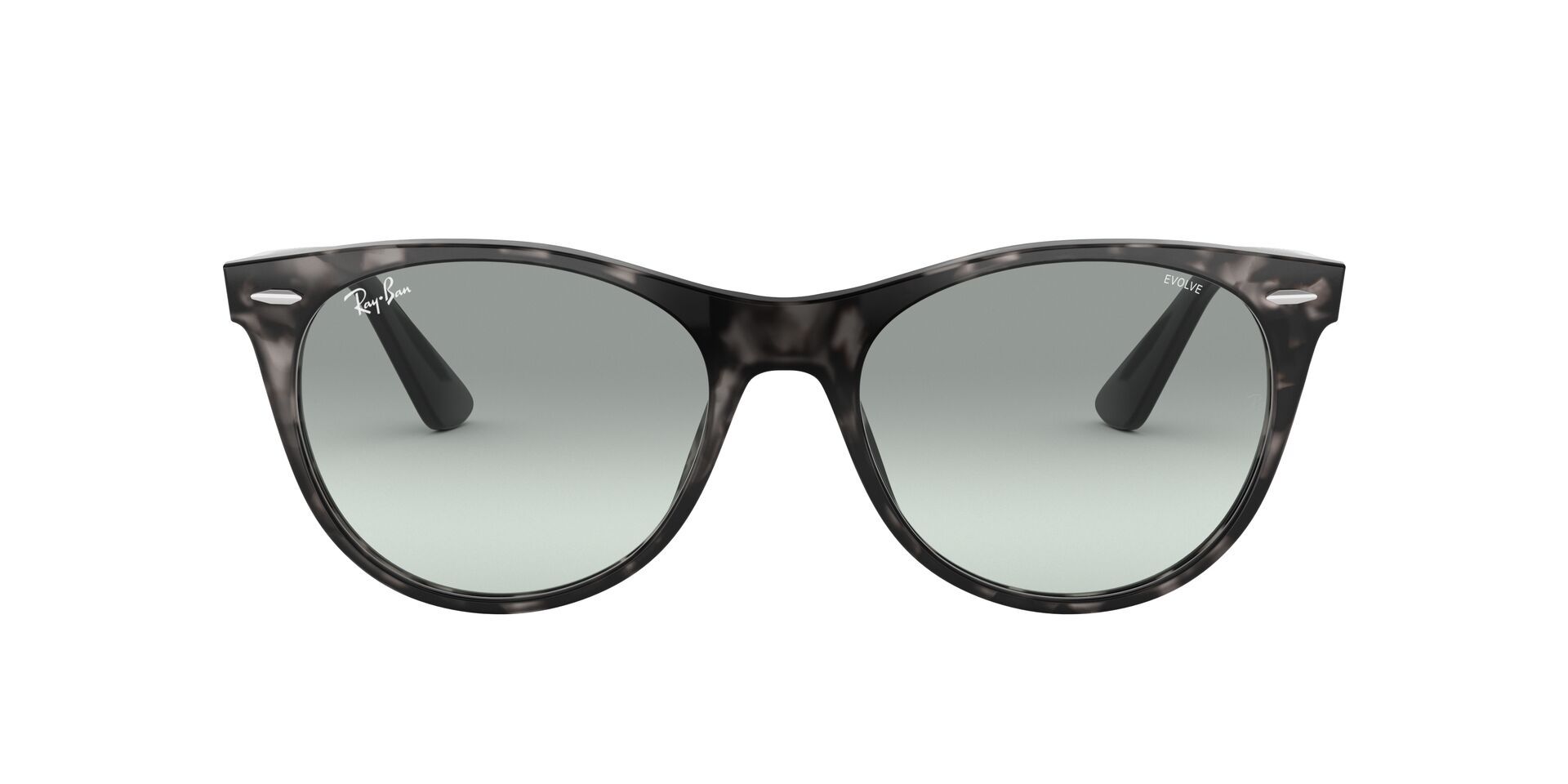 Buy Ray-Ban 0RB2185 Light Blue Evolve Icons Round Sunglasses (55