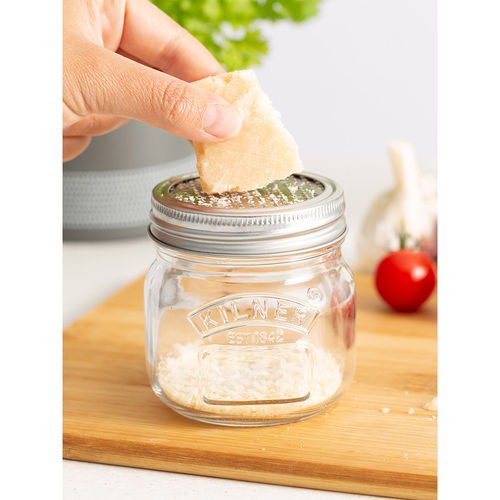 Kilner Storage Jar Fine Grater Lid for thinKitchen, 250 ml