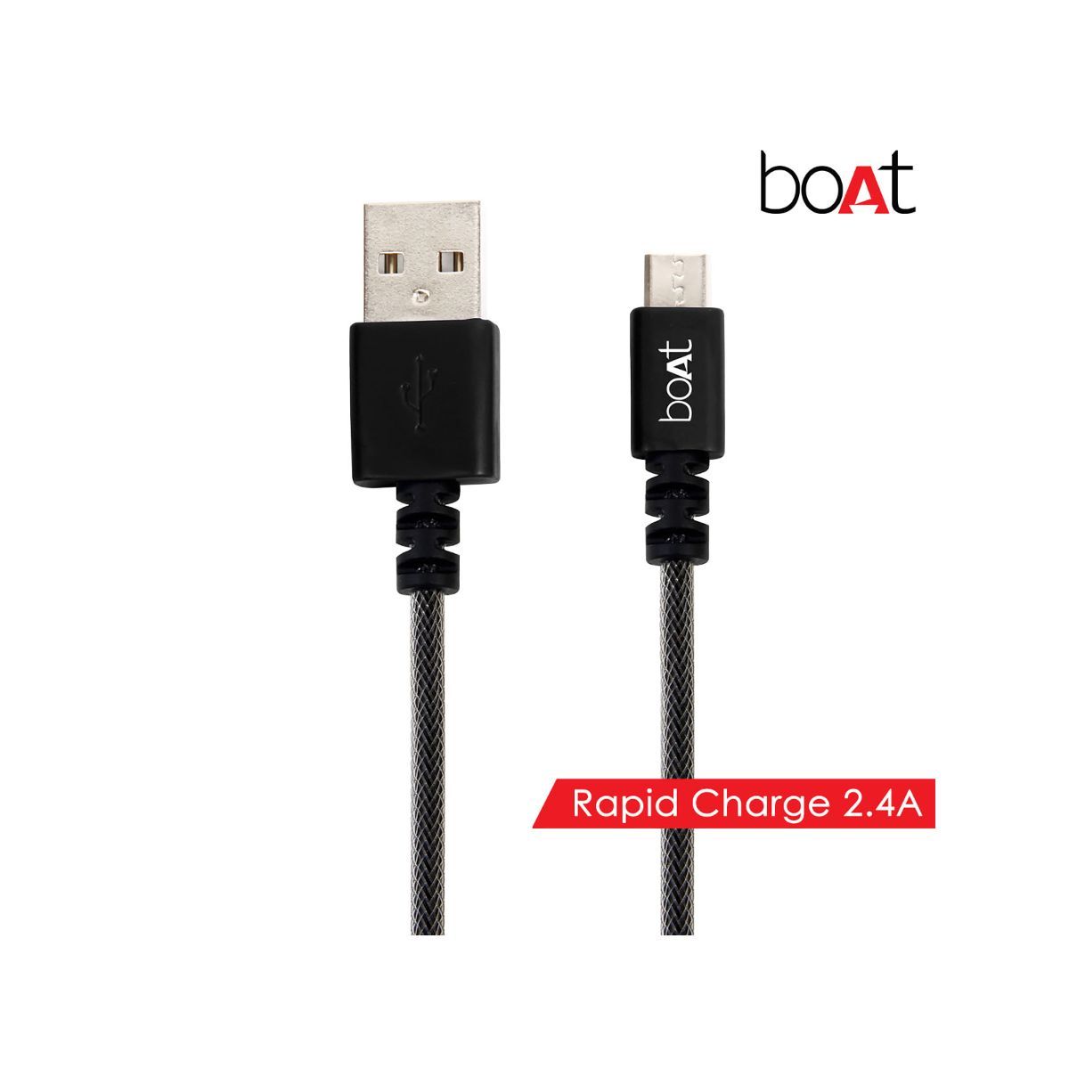 Buy boAt Micro USB 500 N 1.5m Cable (Black) Online