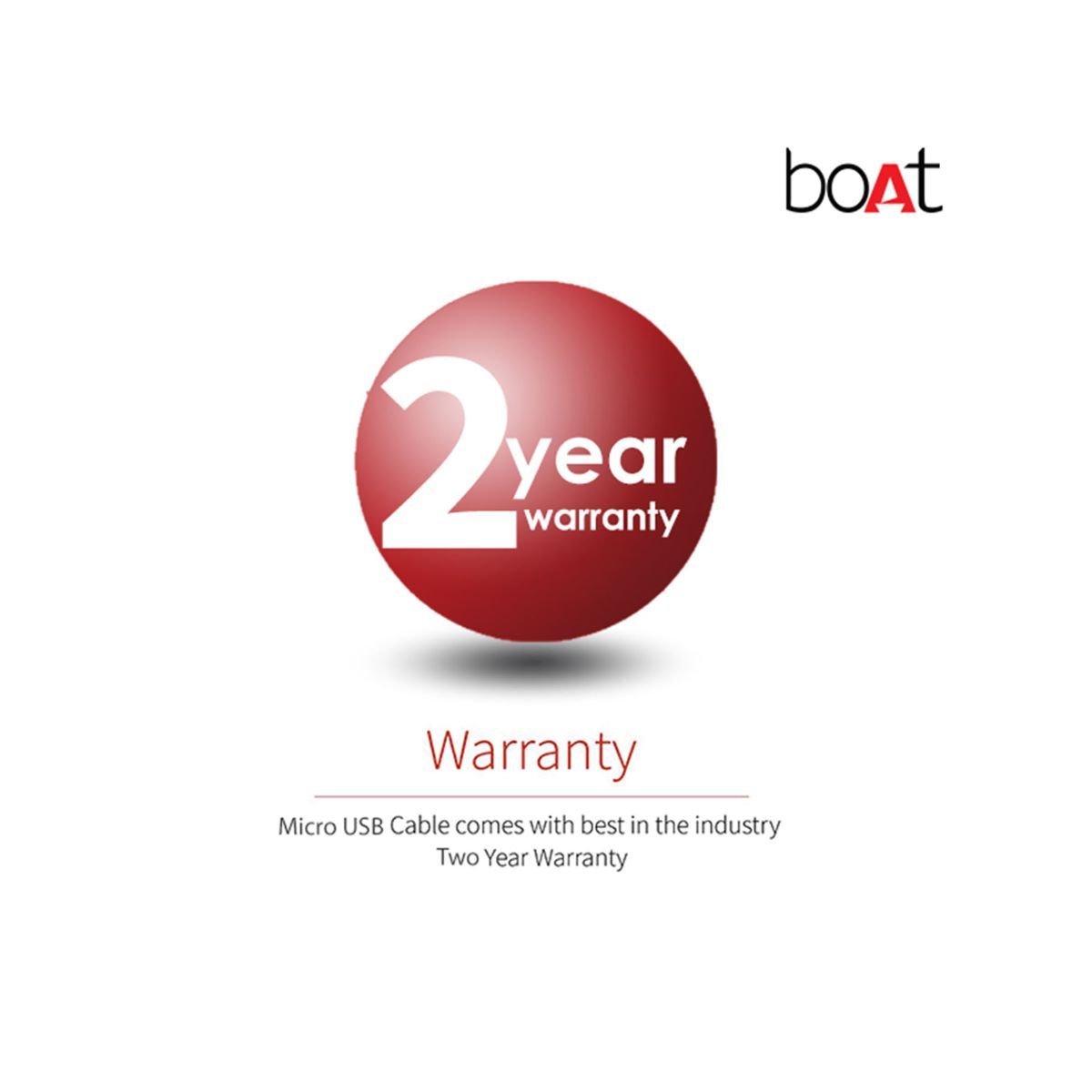 Buy boAt Micro USB 500 N 1.5m Cable (Black) Online