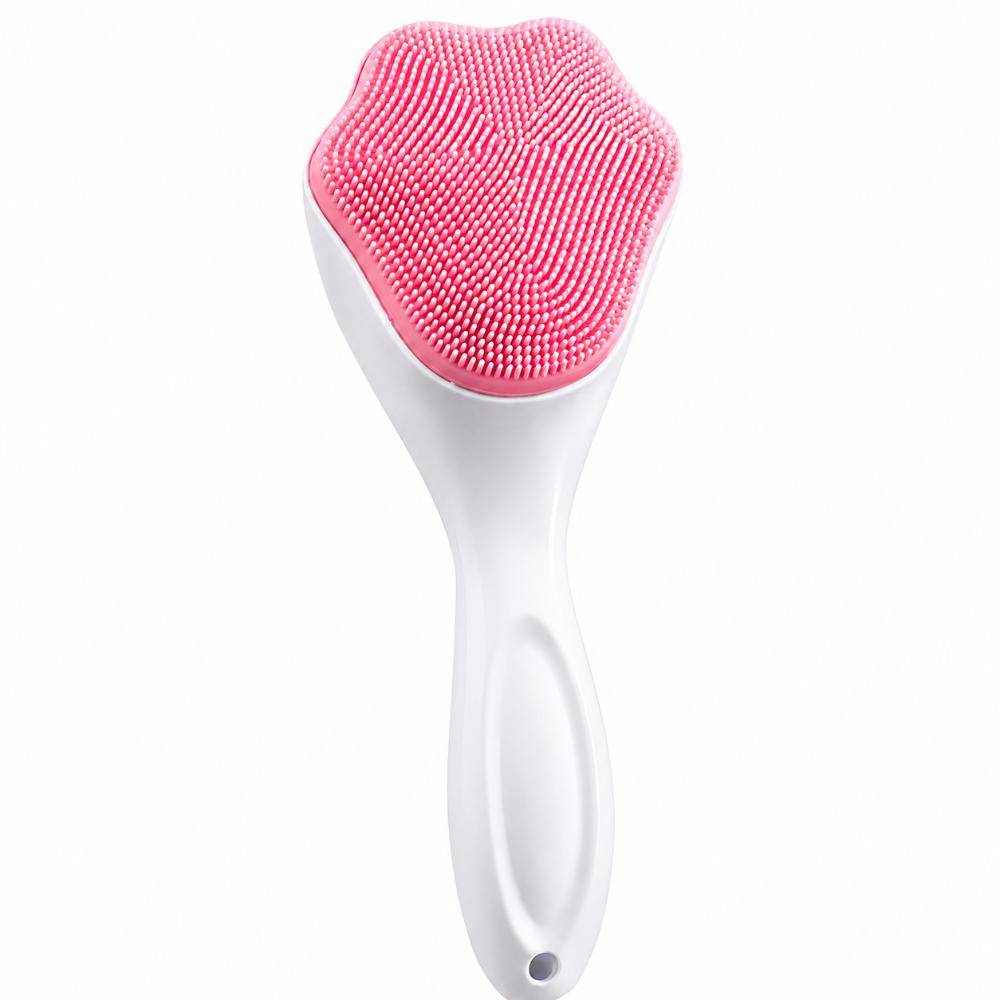 Beautiliss Manual Face Scrubber Soft Silicone Cleansing Brush For Gentle Skin Exfoliation Mix Colour