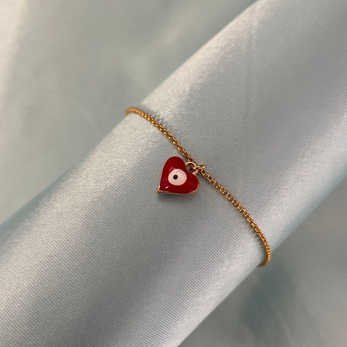 Red Heart Bracelet 2024