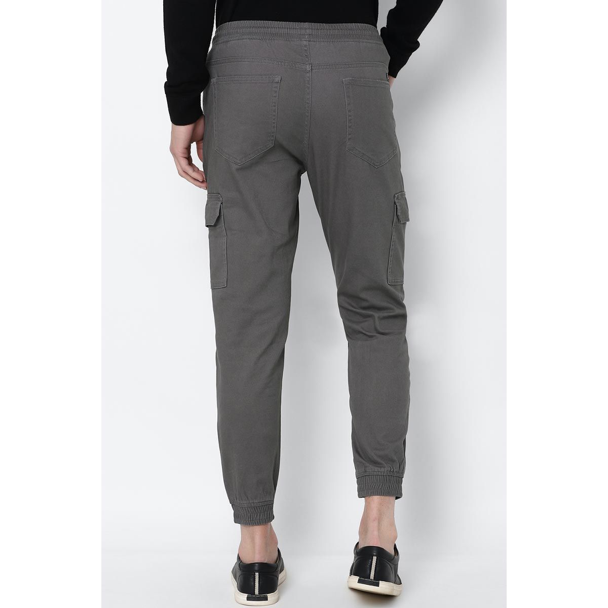 Buy Allen Solly Men Textured Slim Fit Trousers - Trousers for Men 22819912  | Myntra