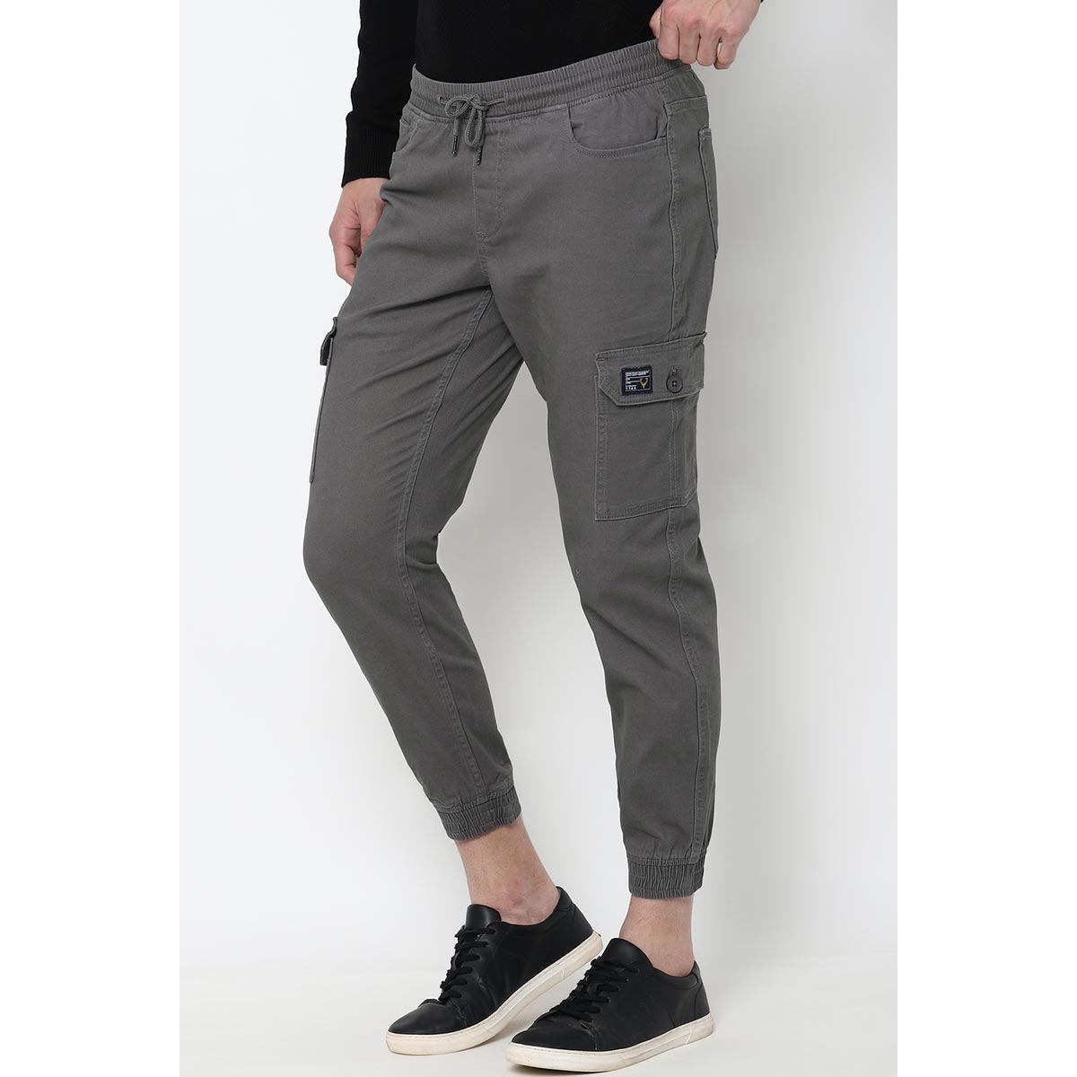 Buy Women Grey Slim Fit Check Formal Trousers Online - 3623 | Allen Solly