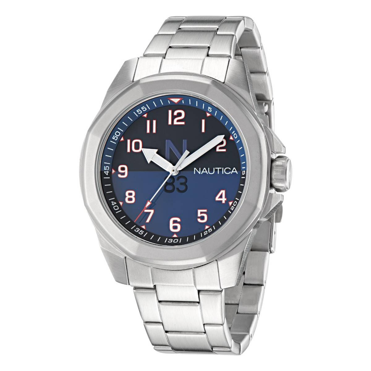 Nautica Men Tortuga Bay Blue Round Dial Analog Watch - NAPTBS403 (M)
