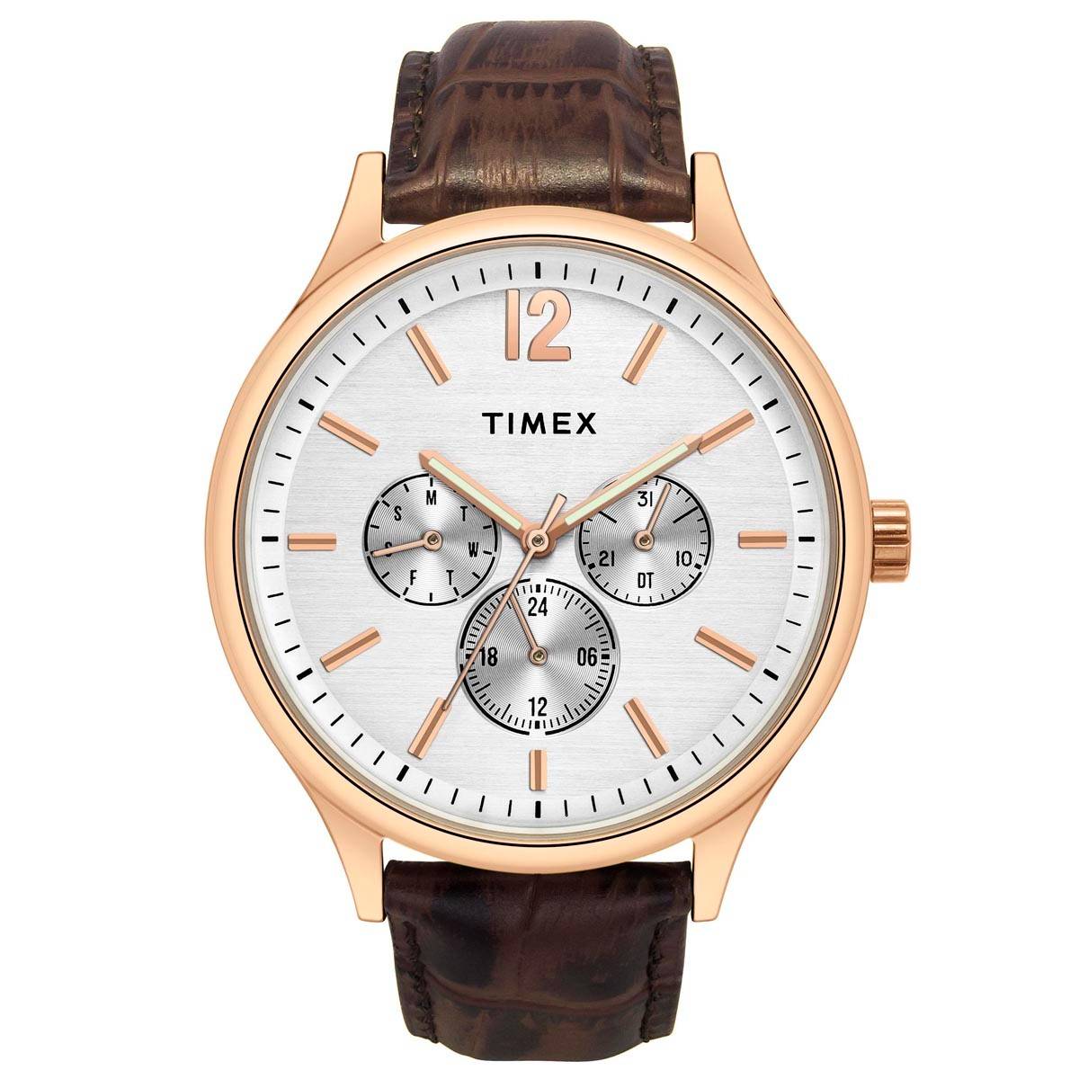 Timex Trendline Round 21mm White Dial Analog Men Watch - TWEG18433