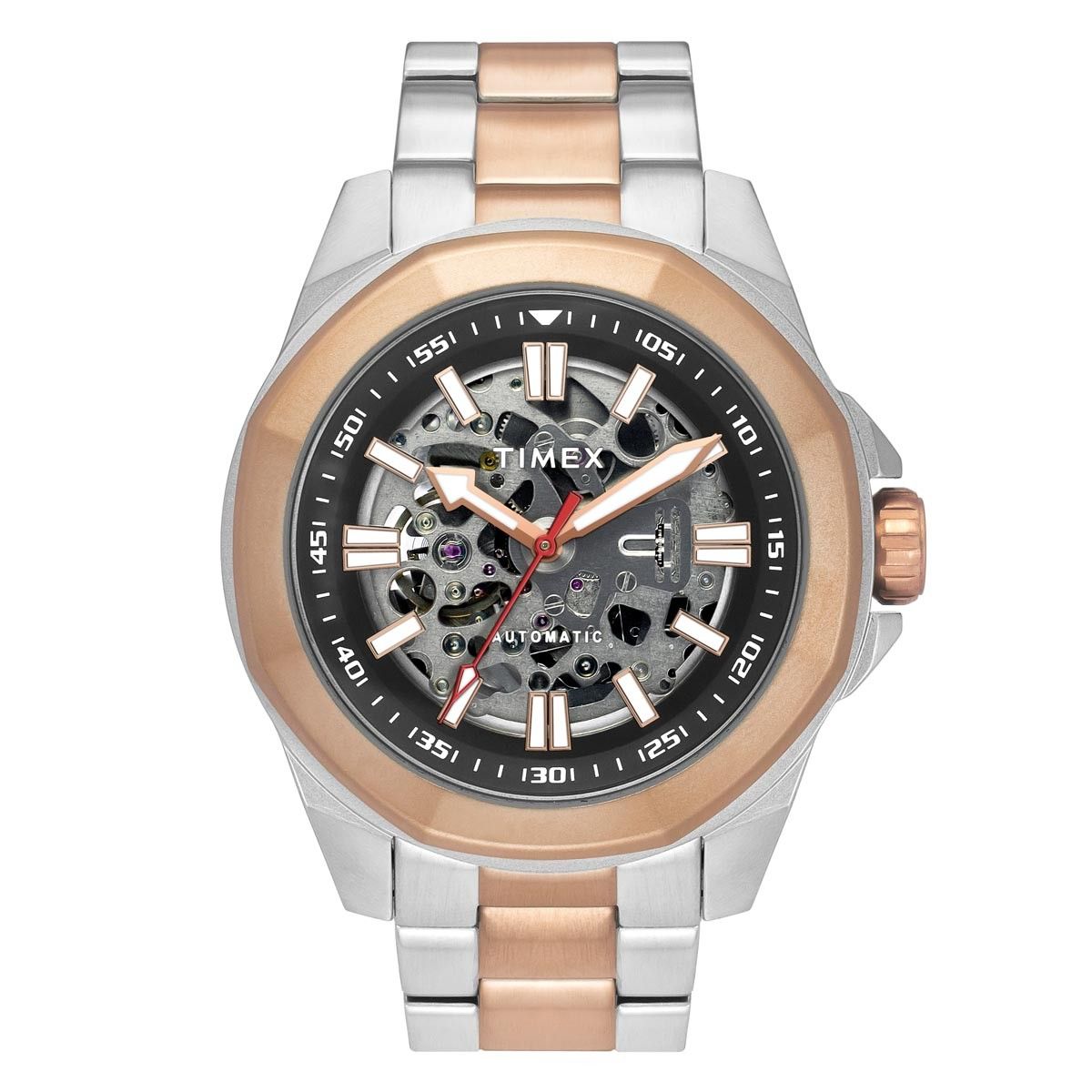 Timex Men Black Round Dial Analog Watch - TWEG24102 (M)