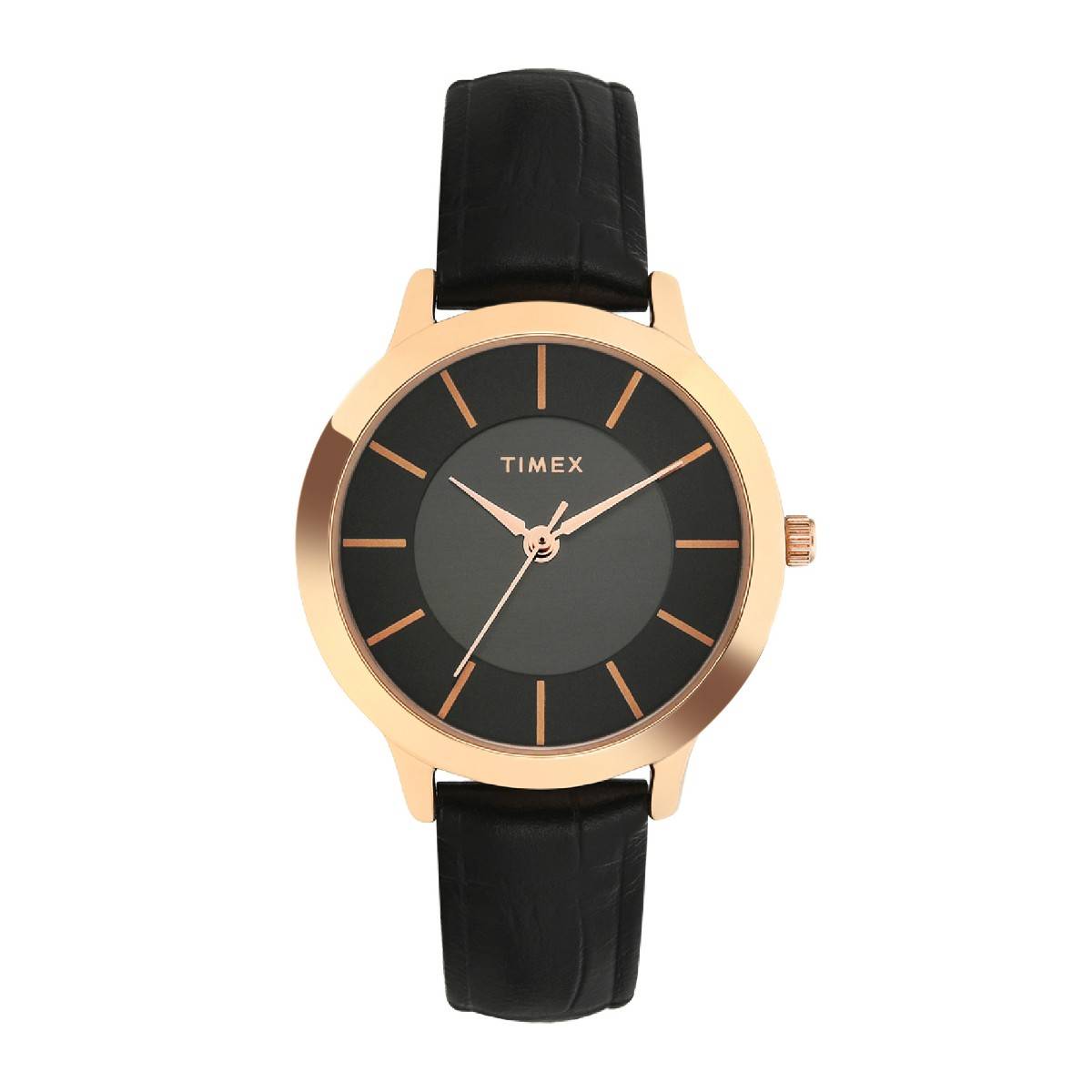 Timex Round 21mm Black Dial Analog Women Watch - TWEL99SMU06