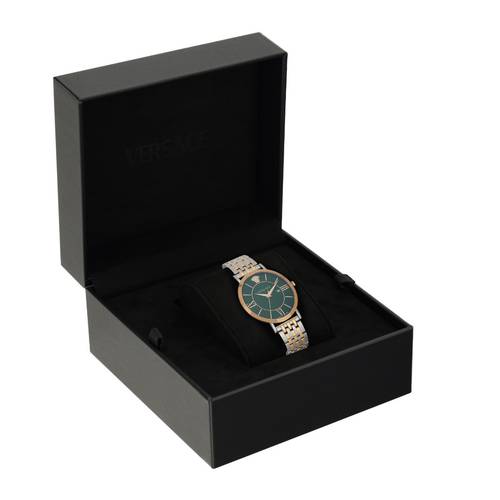 Buy Versace Men V-Eternal Gent Date Green Round Dial Analog  display picture 1